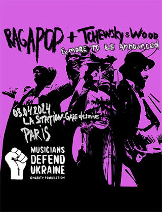 Soutien solidaire  Musicians Defend Ukraine – Ragapop et Tchewsky & Wood 