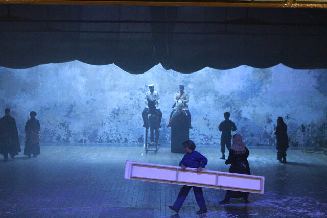 Ici sont les dragons, répétitions septembre 2024 © Lucile Cocito -  Archives Theatre du Soleil